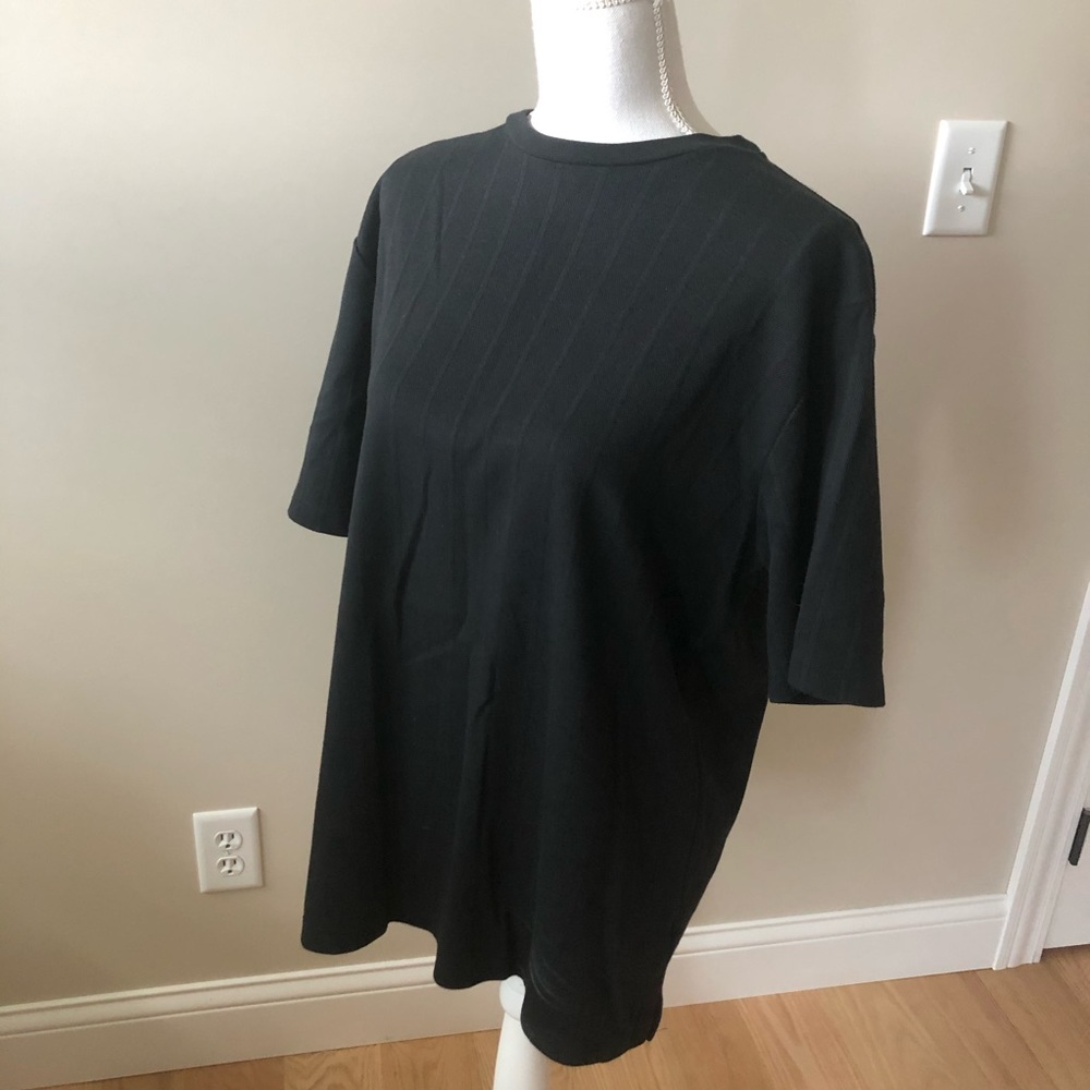 Black Dressy Casual Shirt